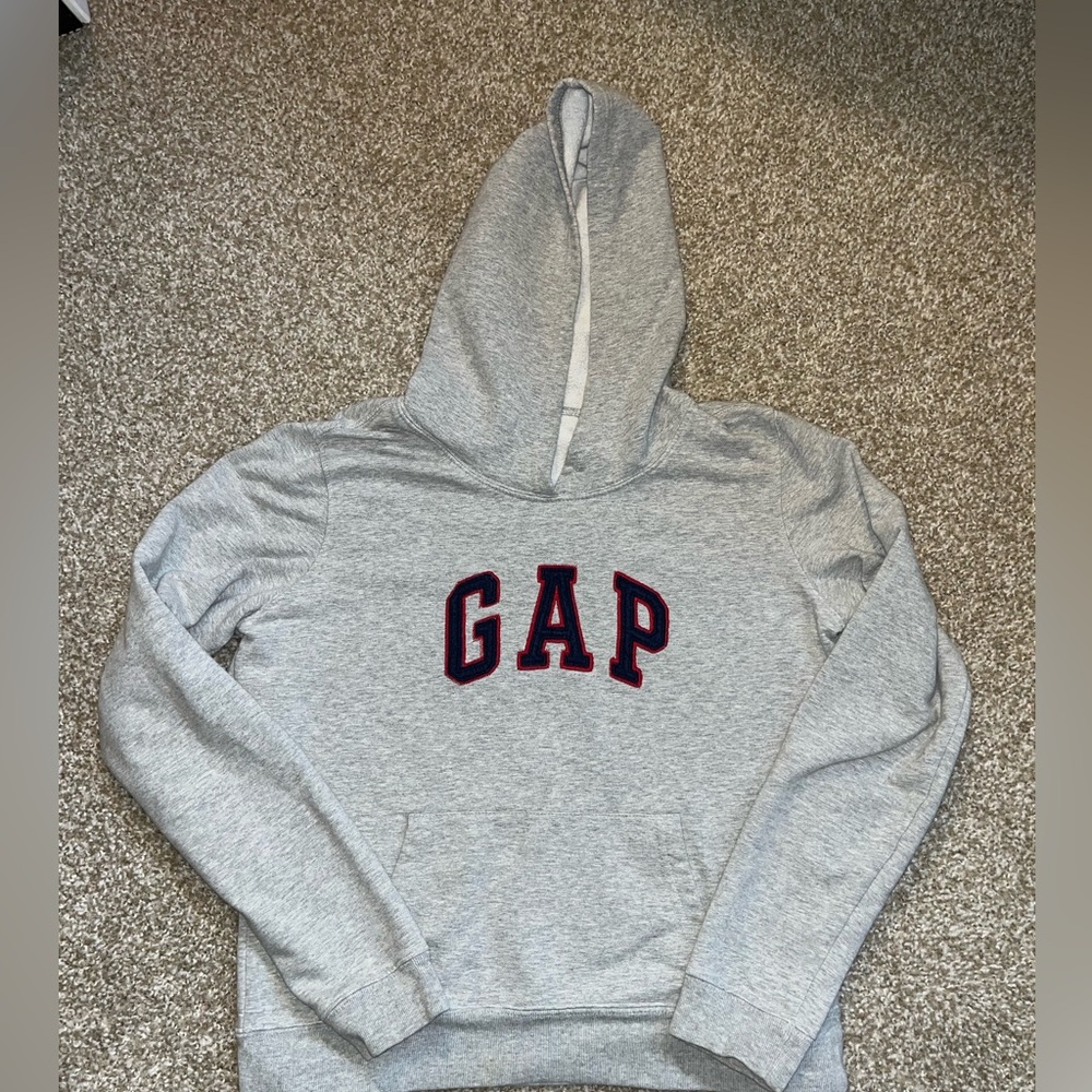 GAP - Grey graphic lettering hoodie